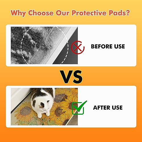 Heavy Duty Doorway Carpet Protector, Heavy Duty Plastic Prevents Cats and Dogs from Scratching your Carpet and Rugs at Doorways Non-Slip 8.2Ft Floor Runner Thicker for Better Protection and Durability