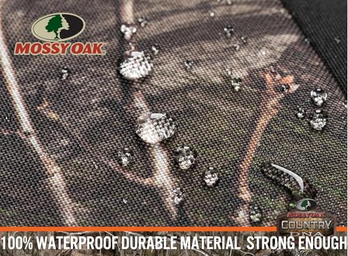Mossy Oak Camo Seat Covers High Back - Made with Rip-Stop Oxford Fabric, Airbag Compatible, Universial Fit Most Bucket Seats - Official Licensed Product - color: Waterproof Oxford High Back
