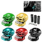EZAUTO WRAP Red Universal Manual Wicked Skull Head Gear Stick Car Shift Knob Shifter Halloween - color: Red