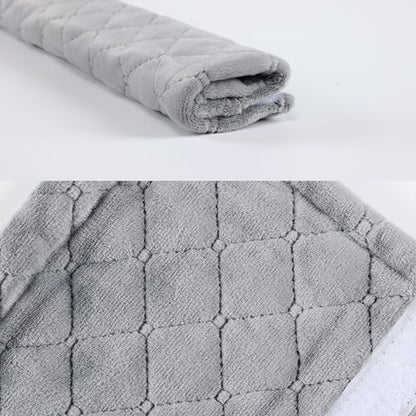 Amooca Soft Automotive Seat Belt Cover Seatbelt Shoulder Pad Neck Protector Cushions Universal Fit SUV Trucks Backpack Light Grey Extra Long 25.6in - color: Light Grey, size: 25.6in-1pc