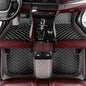 Custom Waterproof Leather Car Floor Mats Fit for Most Car SUV Truck & Sportscar All Weather Protection Vehicles (Black+Gray) - color: Black+Gray