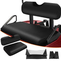 Golf Cart Front Seat Covers Staple On Replacement for EZGO TXT 1995-2013 Golf Cart Black Micro Fiber Leather Seat Cover - color: Black, size: EZGO TXT 1995-2013
