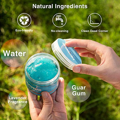 TICARVE Cleaning Gel for Car Detail Tools Car Cleaning Automotive Dust Air Vent Interior Detail Putty Universal Dust Cleaner for Auto Laptop Car Slime Cleaner - color: Blue 1 Pack