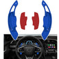 Blue Sports Aluminum Steering Wheel Paddle Shifter Extension Cover trim interior Accessories for Honda Accord Civic Insight CR-V