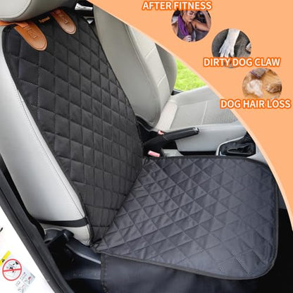 Dog Front Seat Cover for Dogs Cover for Car Seat Cover Front Seat Bucket Seat Covers for Dog Front car seat Cover - size: 19x43” (Pack of 1)