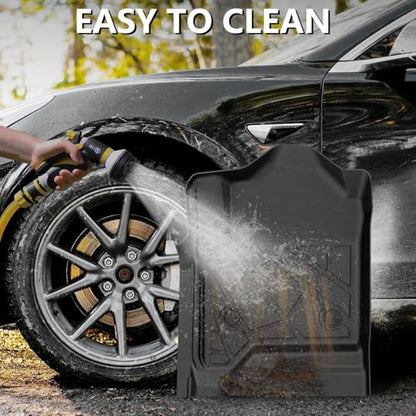 KARPAL Floor Mats for 2014-2019 Chevy Silverado/GMC Sierra 1500(19 LD Only), 2015-2019 Silverado/Sierra 2500/3500 Double Cab, All-Weather TPE Custom Fit Floor Liners Car Accessories - style: 2014-2019 | For Chevy Silverado Double Cab| 1st & 2nd Row