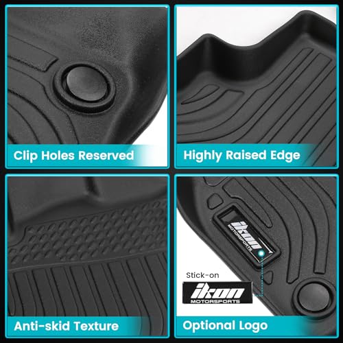 FREEMOTOR802 All Weather Car Floor Mats Fits 2019-2025 Audi Q3, 3D Molded Black TPE Custom Carpets Liner Protector Cover Pad 1st 2nd Row Front Rear Protection 3PCS