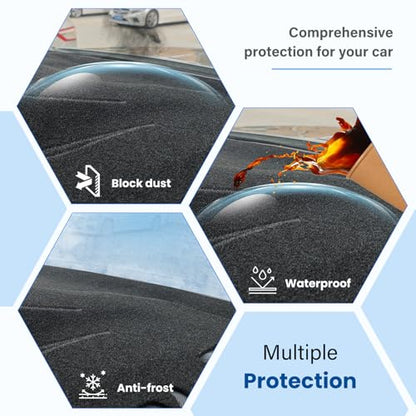 Dash Cover Mat Compatible with Ford F150 2021 2022 2023 Dashboard Cover for Pad Custom Car Dashboard Interior Accessories Ornament - size: Compatible with F150 2021 2022 2023