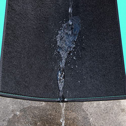 CAR PASS Waterproof Universal Fit Car Floor Mats, Teal Car Mats Fit for SUV,Vans,sedans, Trucks,Set of 4pcs Car Carpet for Women(Black with Mint) - color: Black With Mint