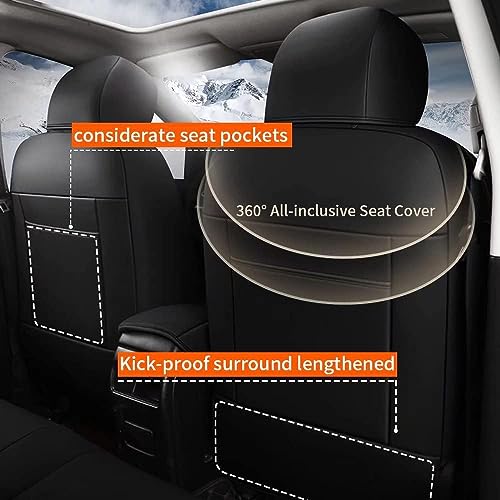 AOMSAZTO Custom Fit Car Seat Covers for Nissan Altima: 2013 2014 2015 2016 2017 2018 S SV SR 2017-2018 SL Full Set Faux Leather Waterproof Car Seat Covers Black - color: Black, size: Altima 2013-2018 SV,S,SR & 17-18 SL Full Set