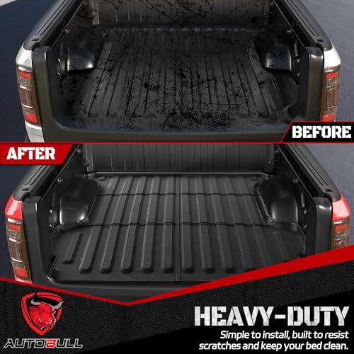 Truck Bed Mat Bed Liner Fit for Ram 1500/1500 RHO 2019-2026 & RAM 1500 Classic 2019-2024 Short Bed (5.7 FT / 67.4inches) Not for Rambox, All Weather Protection TPE Pickup Car Bed Mat - style: 12)2019-2026 |Ram 1500 Short Bed Mat (5.7 FT / 67.4” Bed)