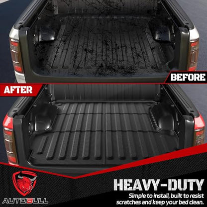 Truck Bed Mat Bed Liner Fit for Ram 1500/1500 RHO 2019-2026 & RAM 1500 Classic 2019-2024 Short Bed (5.7 FT / 67.4inches) Not for Rambox, All Weather Protection TPE Pickup Car Bed Mat - style: 12)2019-2026 |Ram 1500 Short Bed Mat (5.7 FT / 67.4” Bed)