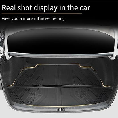 AOMSAZTO Cargo Liner Compatible with 2014-2019 Toyota Corolla Sedan | Custom Fit Trunk Mat Behind 2nd Row | All Weather Protection Cargo Mat Compatible with 2014-2019 Corolla Sedan Models - style: 2014-2019 | For Toyota Corolla Cargo Mat