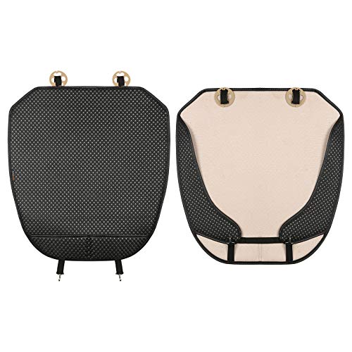 Breathable Universal Four Seasons Car Seat Covers, Luxury Car Seat Cushion,Protectors for Front Seat Bottoms,Compatible with 95% Vehicles(Black,1PCS) - color: Black-1PCS