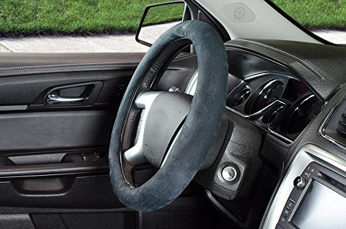 Custom Accessories 38550P Road Pilot Black Ultra-Soft Molded Steering Wheel Cover - color: Black