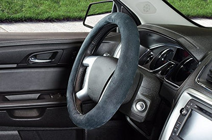 Custom Accessories 38550P Road Pilot Black Ultra-Soft Molded Steering Wheel Cover - color: Black