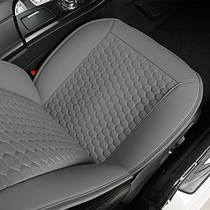 Black Panther Car Seat Cover, 1 Piece Universal Sideless Driver Seat Protector, Universal Fit 95% Vehicles, Without Lumbar Support (Gray) - color: 1 Piece Gray(without Lumbar Support)