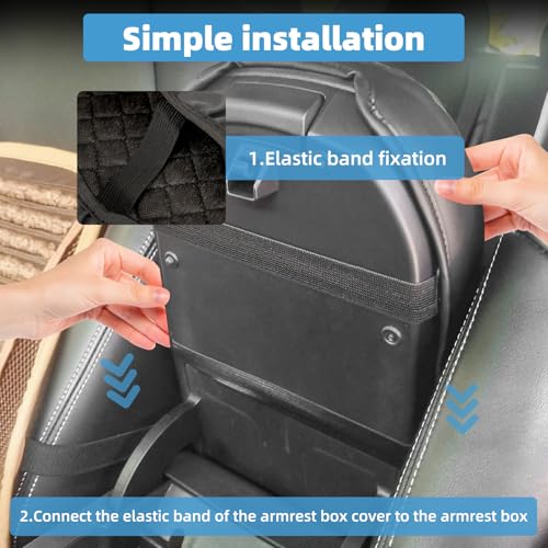 Center Console Armrest Cover for Toyota RAV4 2019 2020 2021 2022 2023 2024 2025 Fully Covered Anti-Scratch Protector Interior Accessories - size: Compatible with RAV4 2019-2025