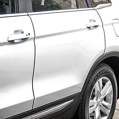 Eytool Car Door Protectors Edge Guards,16Ft(5M) Car Edge Trim Rubber Seal Protector with U Shape Car Protection Door Edge Guard Fit for Most Car(Black)