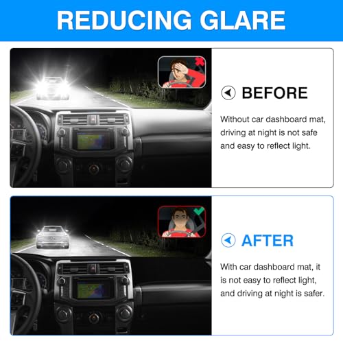 Autorder Dashboard Cover Mat for 2010-2021 2022 2023 2024 Toyota 4Runner Accessories Dash Cover Upgrade Velvet Dash Mat Sunshade Glare UV Rays Protector - size: 2010-2024 Toyota 4Runner