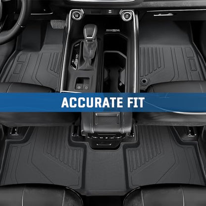 KUST Floor Mats Cargo Mat Set for 2021-2025 2026 Chevy/Chevrolet Suburban & GMC Yukon XL, All Weather Trunk Mat Backrest Mat for Suburban/Yukon XL Accessories TPE Rubber Liners (7 Seater Only) - style: For │ Suburban 7 Seats 2021-2026 │ Full Set