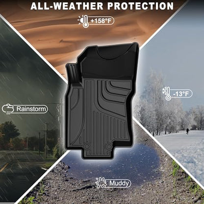 AOMSAZTO Floor Mats Compatible with Nissan Rogue 2014-2020 (Not for Sport)- All Weather Protection TPE Floor Liners - style: 10)14-20 Rogue Floor & Cargo Mats &Backrest Mat