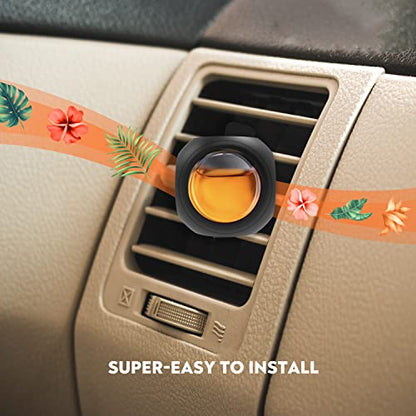 DRIVEJOY Car Air Freshener Vent Clips, 8 PK, 6 Hawaiian, 2 New Car, Car Fresheners for Men Women, Up to 240 Days, Natural Odor Eliminator - color: Hawaiian
