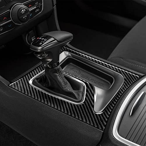 Car Gear Shift Panel Decals for Dodge Charger 2015 2016 2017 2018 2019 2020 2021 2022 2023 Accessories Carbon Fiber Interior Stickers - color: Gear Shift Panel-outer