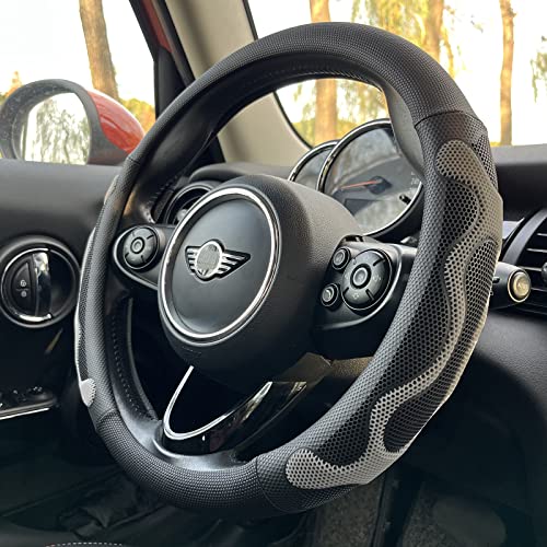 Comfy Grip Steering Wheel Cover, Anti-Slip Design, Universal 14.5-15 Inch(Silicone Gray) - color: 4.Gray, size: Medium(Standard) Size[14 1/2''-15'']