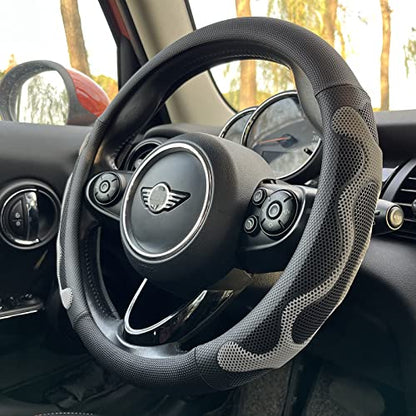 Comfy Grip Steering Wheel Cover, Anti-Slip Design, Universal 14.5-15 Inch(Silicone Gray) - color: 4.Gray, size: Medium(Standard) Size[14 1/2''-15'']