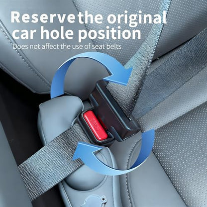 Inflatable Car Seat Gap Filler Strip - 2Pcs Suede Foldable Seat Gap Plug Blocker,Stop Dropping Items,Soft Interior Accessories for All Cars (Gray) - color: Gray