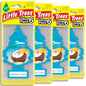 LITTLE TREES Car Air Freshener | Hanging Tree Provides Long Lasting Scent for Auto and Home | 24 Air Fresheners |Caribbean Colada - color: Caribbean Colada, size: 6 Count (Pack of 4)