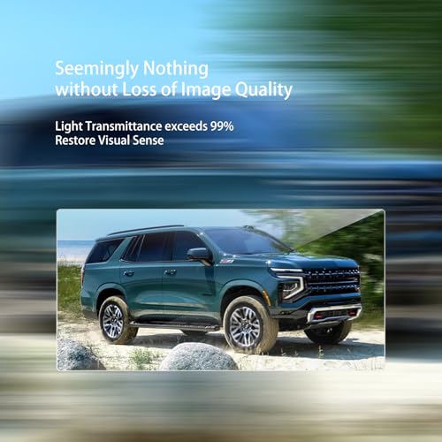 4 pcs 2025 2026 Tahoe Suburban Tempered Glass Screen Protector for 2025 Chev y Tahoe z71 Suburban Nav. 17.7Inch Dash 11Inch Rear Seat Media Dual 12.6-Inch 2025 Chev rolet Tahoe Suburban Accessories - size: Tahoe 4pcs