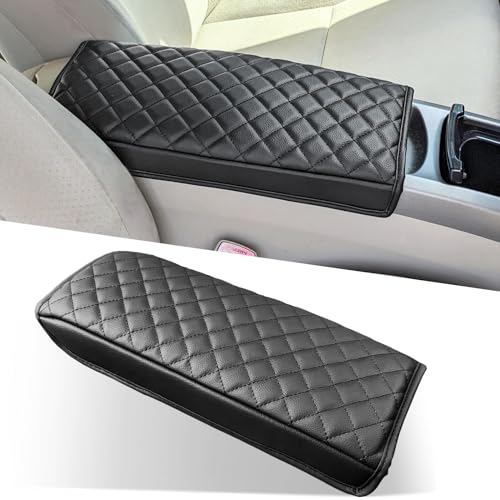 Center Console Armrest Cover for Toyota Prius 2004 2005 2006 2007 2008 2009 - Middle Console Lid Protector Cover for Toyota Prius Interior Accessories - size: 6) 04-09 |Prius| Black, +Thick Size
