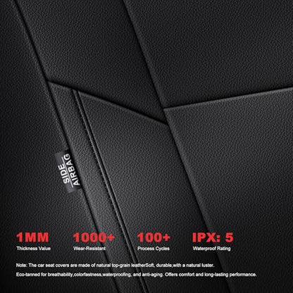 TTX LIGHTING Custom Fit for Toyota Camry Car Seat Covers 2012 2013 2014 2015 2016 2017 Full Set Waterproof Faux Leather Airbag Compatible Black - size: 4.Camry 2012-2017 5 Seat Full Set