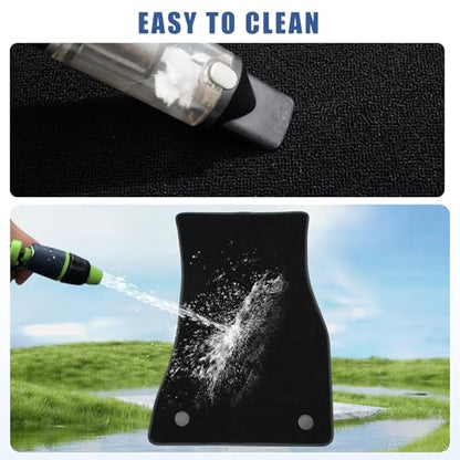 Carpet Floor Mats Fit for VW Tiguan 2018-2024, Custom Fit All Weather Anti-Slip Waterproof Floor Liners - 3pc