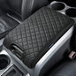 ISSYAUTO Center Console Cover Armrest lid Cover Compatible with 2009-2014 F150, Leather Arm Rest Covering for Car, Well-Make Durable Middle Console Cover Armrest Box Protective Cover - color: Leather[Full Cover the Console], size: 2009-2014 F150