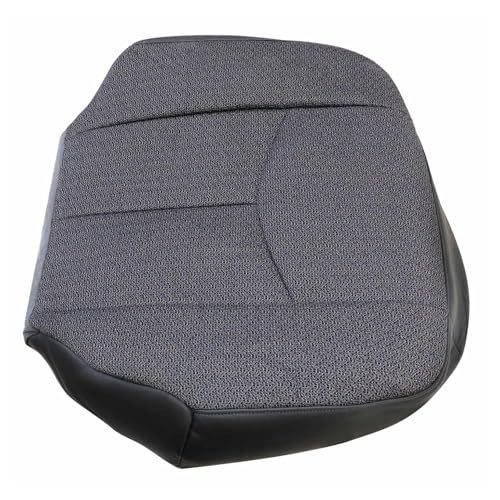 NLQR Front Driver Side Bottom Replacement Seat Cover Cloth Dark Gray and Bottom Foam Cushion Compatible with Chevy Silverado GMC Sierra 2003 2004 2005 2006 2007