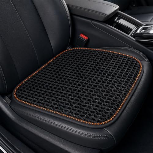 Cool and Breathable 3D air MESH car seat Cushion for Summer, Universal Ventilated Comfortable seat pad, Suitable for sedans, Vans, Pickup Trucks, and SUVs (Black seat cushion-1PCS) - color: Black Seat Cushion-1pcs