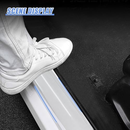 Universal Car Door Entry Guard, Waterproof & Scratchproof Automotive Doors Sill Protection Film, Anti-Collision Vehicle Rear Door Entry Sill Trim for Car, SUV, Truck(Clear&5cm) - size: Clear&5cm