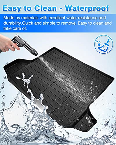 Cartist Cargo Liner Compatible with 2018-2024 Chevy Chevrolet Equinox/GMC Terrain All Weather Rear Trunk Mat 3D Waterproof Black TPE - size: 5)Chevy Chevrolet Equinox/GMC Terrain 2018-2024