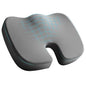 Skechers Memory Foam Seat Cushion,Office Chair Cushion for Tailbone Pain Relief,Butt Pillow for Office Chair,Car seat Cushion,Computer Desk,Long Sitting Office Workers,and Car Drivers,Grey