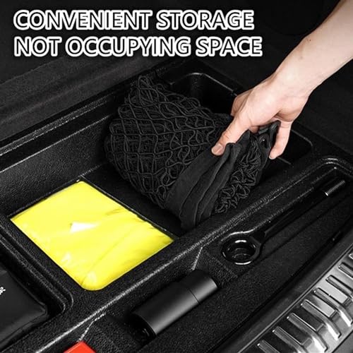 Cargo Net for SUV with Hooks, Adjustable Highly Elastic Storage Organizer Net for Car, Pickup Trucks,Mesh Organizer 2.6'x2' Stretches to 5'x4',Road Trip Essentials Black - size: 31.5x23.6in