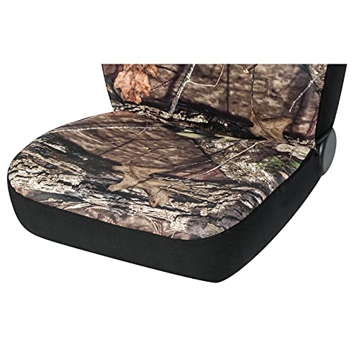 Mossy Oak Full Camo Seat Covers High Back - Made with Rip-Stop Oxford Fabric, Airbag Compatible, Universial Fit Most Bucket Seats - Official Licensed Product - color: Full Camo Oxford High Back