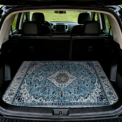 Car Trunk Mat - Universal Size 29" x 39", Bohemian Style Cargo Liner, Car Accessory for SUVs/Sedan/Wagons, Durable Protective Mat, Trunk Liner for Families/Travel Enthusiasts - style: Bohemian style-11