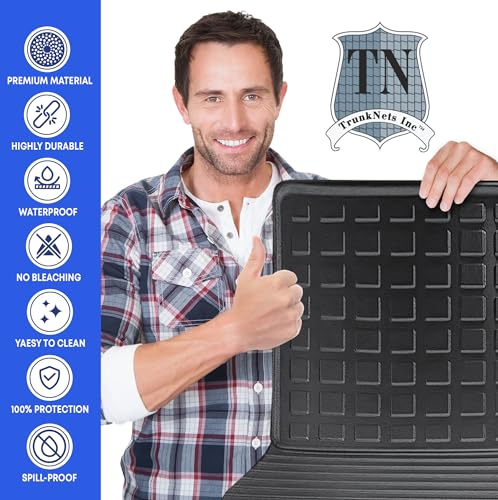 Premium Cargo Liner for Lincoln Aviator 2020-2025, 2026-100% Protection - Custom Fit Car Trunk Mat - All-Season Black Cargo Mat - 3D Shaped Laser Measured Trunk Liners for Lincoln Aviator