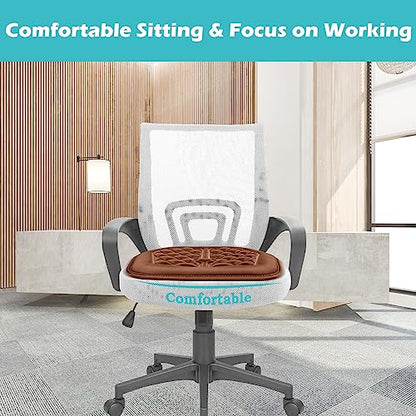 Big Ant Car Seat Cushion, Comfort Memory Foam Driver Seat Cushion Improve Driving View, Sciatica and Lower Back Pain Relief, Thick Seat Cushions for Car Home Office Chair, Wheelchair - Brown - color: Brown
