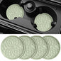 Car Coasters for Cup Holders [4 Pack] - 2.75In Silicone Auto Mug Mats - Universal Non-Slip Recessed Car Interior AccessoriesDesert Sage - color: 4pack-desert Sage