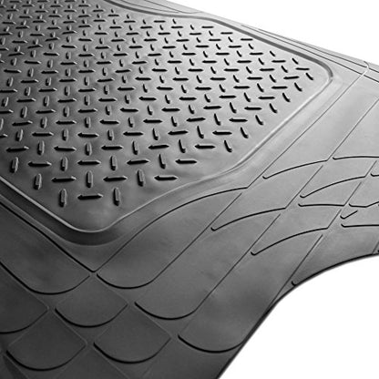 FH Group ClimaProof Universal Cargo Mat – All-Weather, Trimmable Trunk Mat (48" W x 32" D) – Fits Most Cars, SUVs & Trucks – Black - color: Black, size: Small