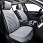 2pc Car Seat Covers, Luxury Car Protectors, Universal Anti-Slip Driver Seat Covers, Edge Wrapping Front Car Seat Covers with PU Leather(Gray) - color: Gray, size: 2x Front Seat Covers